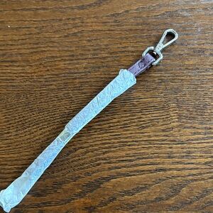 Leather Keychain with Silver Clasp by Vera Bradley